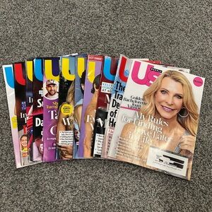 Us Weekly 11 Magazine Bundle Celebrity Gossip Rag Entertainment Beauty Fashion